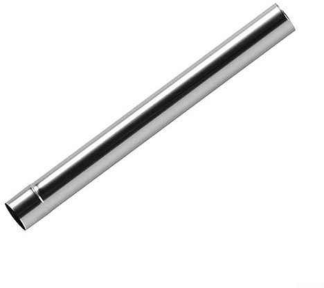 Edelstahl-Ofenrohr, Kaminauskleidung, Edelstahl-Rauchrohr, Schornstein ausgekleidet, gerades Holzofen-Heizungs-Auspuffrohr, Silber