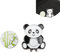 Golfball Marker Magnetisch, Golf Hut Clip Metall, Chinesischer Panda Golf Marker Chip Magnetisch, mit Magnetischem Abnehmbarem Ballmarker, zum Befestigen an Jedem Hut, Mütze, Kleidung Oder Tasche(B)