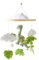 Promise Babe Mobile Holz Dinosaurier Babybett Wickeltisch Baby Dino Windspiel Baby Holz Mobile Filz Blätter Wolken Deko Holz Gehäkelt Neugeborene Junge Mädchen Tier Dino Bettglocke Anhänger Bedbell