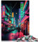 Tokyo Neon 1000-teiliges Puzzle für Erwachsene, 100% recycelter Karton, Familienspiele, Weihnachts- und Geburtstagsgeschenke, 26 x 38 cm