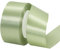 Thin Sage Green Satin Ribbon 40mm 22m for Gift Wrapping, Balloon, Cake, Silk Thick Coffee Ribbon for Crafting, Wedding, Hair Bows, Bouquets, Party, Cake Decorations