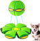 Haustier Spielzeug Frisbee Ball,Fliegender Ball für Hunde,Fliegend Untertasse Ball Spielzeug für Hunde,Fliegender Ball,Frisbee Kinder Pet Toy Frisbee Ball Hund Für Hundetraining,Werfen,Fangen-Grün