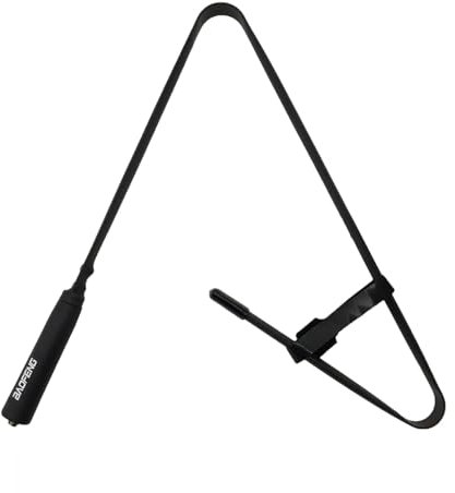 BAOFENG Antena Táctica 75CM Antena Dual VHF/UHF 144/430MHz con Conector SMA, para Walkie-Talkie Baofeng UV-5R, Retevis, Quansheng y más