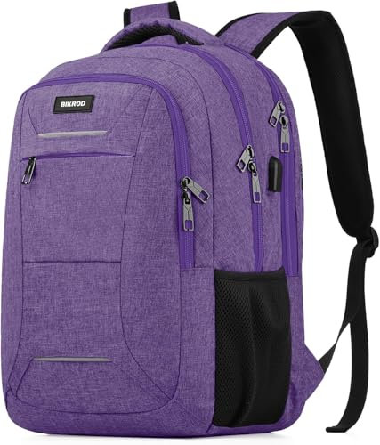 BIKROD Rucksack Herren, Schulrucksack Jungen Teenager, 15.6 Zoll Laptoptasche mit USB Ladeanschluss, Arbeit Reisen Wasserdicht Rucksack mit Anti Diebstahl Tasche, 20-30 L