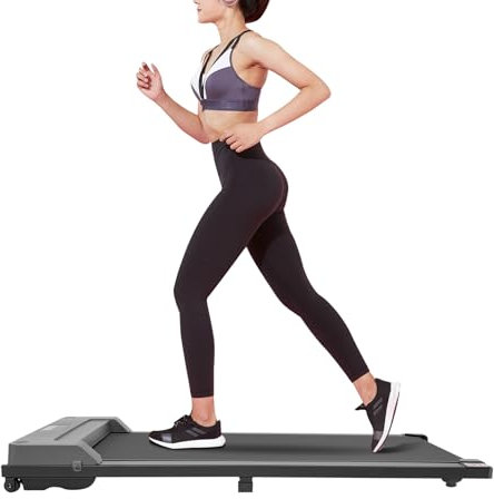 Walking Pad Laufband Für Zuhause Laufbänder Mit LED Display Bildschirm Und Fernbedienung Maximale Tragfähigkeit 100kg,Geeignet Für Haushalte, Büros Und Fitnessstudios