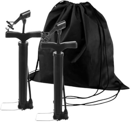 WHAMVOX Tragbare Handluftpumpe Spart und Kraft für Basketball und Stahl Ergonomisches Design im Sommer Zufällige Farbe Aufblasbare Schwimmreifen für Outdoor Sportbälle