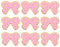 12 Stück Bow Aufnäher Zum AufbüGeln Goldrand Rosa Schleifen-Patches Zum Aufnähen Chenille Bestickte Selbstklebende Aufnäher Für Jeans Jacke Hut Tasche Rucksack DIY Für Mädchen
