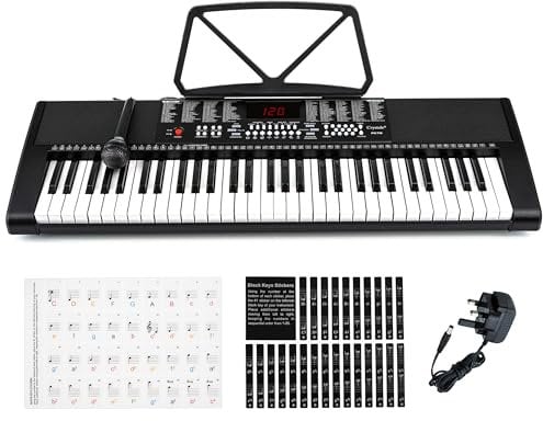 61 Key Electronic Keyboard | Digital Piano | Electric Piano for Adults | Music Keyboard | Piano Keyboard (Classic)