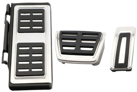 Auto Pedale Für VW Für Golf 7 8 Für GTI MK7 Für Polo A05 Für Passat B8 Edelstahl Pedal Abdeckung Bremse Pedalkappen(at with Rest)