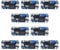 Idota 10 Stück Step Down Converter, DC-DC 3A Buck Converter Spannungsregler Einstellbares Netzteil Abwärtsmodul, 3.2-46V zu 1.25-35V DC bis DC Wandler Modul