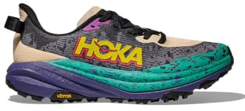 Hoka ONE ONE 1147811-OMN Speedgoat 6 Damen Oatmeal/Mountain IRIS EU 41 1/3