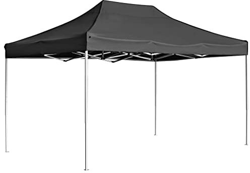 Home Garden,Profi Partyzelt klappbar Aluminium 4,5x3m Anthrazit