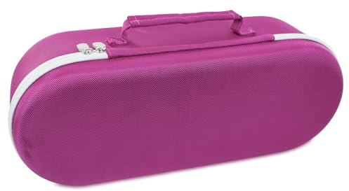 YIIWAY Harte Tasche Hülle Kompatibel mit Dyson Supersonic Nural Haartrockner HD16, Schutzhülle Case Tragetasche, Nur Tasche - Rosa YC86003