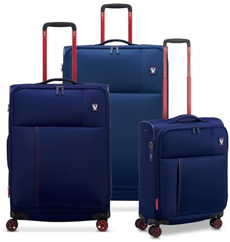 Roncato MOVE SET VALIGIE (Grande, Medio, Cabina) - Blu Oltremare