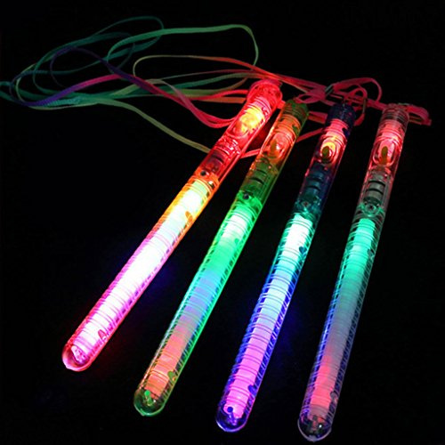 KAQNTUD Leuchtstab, 20,3 cm, LED, Rave Cheer, Taktstock für Konzerte, Outdoor, zum Spielen, Markt, Stöcke, Leuchttrommel für Kinder, Leuchtstäbe, Schlitten, Bulk-Multimodell, blinkend