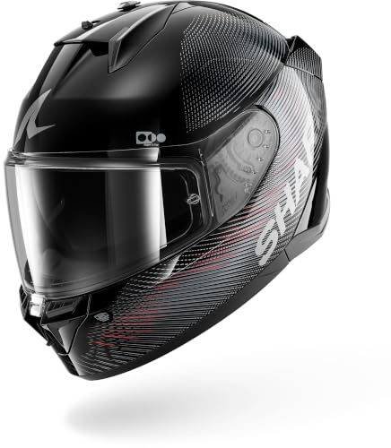 SHARK, Integraler Motorradhelm D-SKWAL 3 SP LYNE Black Anthracite Red KAR, M