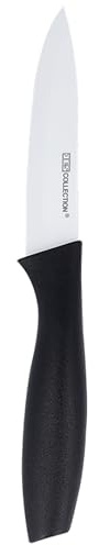 JES Collection Keramikmesser, 20 cm, Extrascharf, Keramikklinge, schwarzer Kunststoffgriff, 793779
