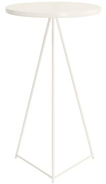 Rebecca Mobili Bartisch, Bistrotisch, Cremeweiß, Eisen, Modern - Maße HxBxT: 102 x 60 x 60 cm - Art. RE7257