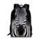 Showudesigns Rucksack mit Tierdruck, für Jungen, Mädchen, Schultasche mit Tasche, zebra, One size