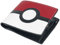 Pokémon Pokeball Wallet Männer Geldbörse rot/schwarz/weiß Kunstleder Anime, Fan-Merch, Gaming
