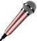 Hinmay Mini microphone à condensateur - prise de 3,5 mm - pour karaoké, téléphone, ordinateur - petit enregistreur portable et filaire (Doré)