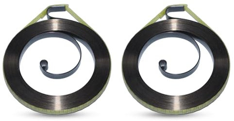 Haishine 2Pcs / lot Recoil Starter Spring für Partner 350 351 370 371 390 McCulloch MAC 335 338 435 440 Benzin-Kettensäge-Ersatz