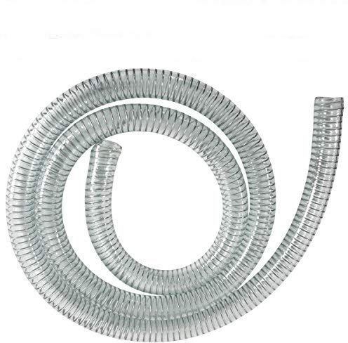 Manguera para gasóleo, manguera de gasolina, manguera espiral de aspiración/presión para bomba de gasóleo (manguera espiral de 1 de pulgada - 15m)