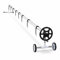 Uniprodo Enrollador Para Piscina Cobertor Flotante UNI_POOL_REEL_520 (De 4,2 a 5,2 m, Móvil, Fabricado En Acero Inoxidable, 8 Correas Incluidas)