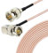 Superbat SDI Kabel 30cm 3G/HD BNC Kabel 75ohm RG179 SDI Video Kabel Männlich zu Männlich Rechter Winkel Koaxial Kabel 1 Stück für Kamera und Konverter Video Ausrüstung Unterstützt 3G-SDI/HD-SDI/4K/8K.
