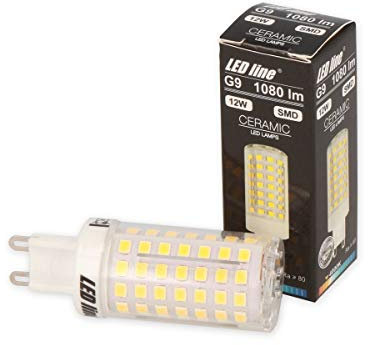G9 LED 10er Pack Leuchtmittel 12W Kaltweiß 1080 Lumen Stiftsockel Energiesparlampe Glühbirne Glühlampe sparsame Birne