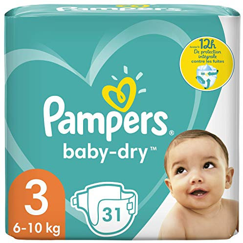 Pampers (Alte Version), Baby Windeln Größe 3 (6-10kg) 31 Stück