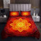 Tbrand Boho Mandala Bettüberwurf Rot Bohemian Stil Tagesdecke 220x240cm Für Kinder Frauen Jugendliche Exotische Blumen Bedruckt Steppdecke Retro Design Wohndecke 3St