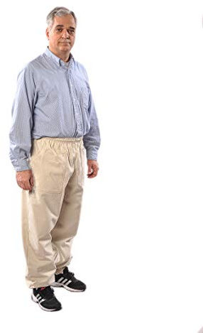 Pantalones profesionales de apicultura - Pantalones protectores de traje de abeja, ropa de trabajo resistente para apicultores, Marrón claro, L-XL