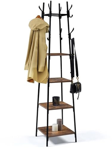 IDMarket - Porte-manteau TIANO design industriel
