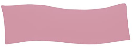 Dukal | Bezug für Billerbeck Sinus Seitenschläferkissen | 30x130 cm | aus hochwertigem DOPPEL-Jersey | 100% Baumwolle | Farbe: Altrosa