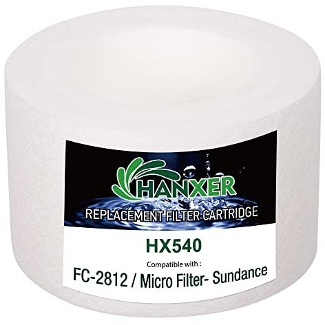 HANXER 6540-502 Cartouche de filtre pour jacuzzi Filbur FC-2812, Sundance Series 850 780 6540-502, PPS750, Darlly PP2002, pré-filtre intérieur jetable pour piscine et spa