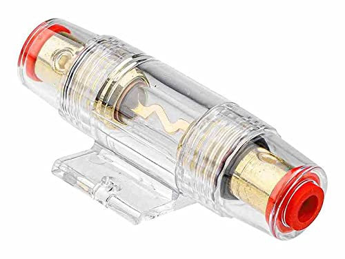 AGU Sicherungshalter Kabel 10mm² - 21mm² bis 80 Ampere Halterung Glas-Sicherung