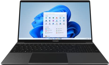 Thomson PC Portable/Ordinateur 15,6 , Intel Core i3 10th, 4Gb, 128Gb SSD, Windows 11, Clavier aLLEMAND