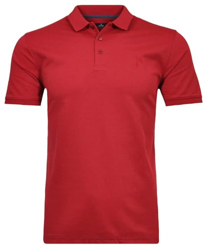RAGMAN Herren Softknit-Polo modern fit Erdbeere-665, M