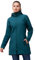 33,000ft Femme Veste Softshell Imperméable Longue Légère Jacket À Capuche Veste de pluie softshell Blouson Coupe Vent pour Activites En Exterieur Course à pied Randonnée Bleu L