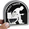 Toiletten-Sanduhr, 5 Minuten Sanduhr, Badezimmer-Timer, lustige Drucke, Dekompressionsdekoration, modisches Ornament, kreativer Timer für Männer, Ehemann, Freund, Vatertag, Geburtstagsgeschenk