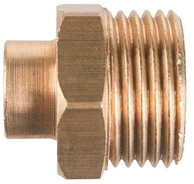 Manchon mâle 243 GCU Laiton à souder (12 X 3/8 (12X17))