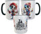 Kilala Weihnachtstasse mit Motiv La Catrina, Kaffeebecher mit lustigem Spruch, Weihnachtsmuffel Kaffeetasse, Glühweinbecher als Wichtelgeschenk oder zu Weihnachten