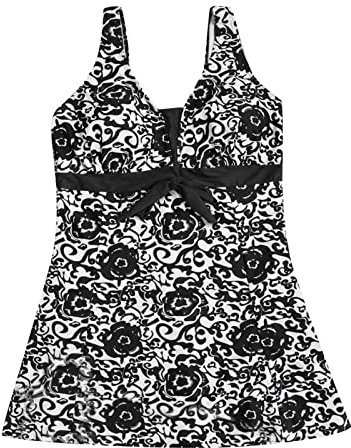WILLBEST Pole Dance Outfit sexy Badeanzug Damen Sport mit Cup Bikini Damen sonnendurchlässig Badeanzug mit Bein Bikini große brüste Tankini Cup e bademode Tankini badanzüge badekleid LAN