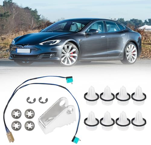 Edicapo Door Handle Repair Kit Compatible with Tesla Model S 2012-2017 Replaces 1042845-00-A 1042845-00-B 1016009-00-C Micro Contact Switch Harness Handle Paddle Door Panel Clips