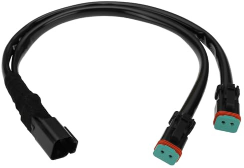 OTOTEC Deutsch DT DTP Kabelbaum Verteiler Verdrahtungsverbinder für Dual LED Lichtleiste LED Arbeitsleuchten Nebelscheinwerfer