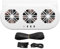 Solar Powered Car Ventilator, Rapid Cooling Performance, Solar Power Car Exhaust Fan with 3 Air Outlet, Air Vent Radiator Car Window Solar Cooling Vent Exhaust Cooler Ventilation