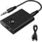 BRISKORE Bluetooth Adapter Audio, 2 in 1 Bluetooth 5.0 Sender Empfänger, Bluetooth Transmitter Receiver Klinke 3,5 AUX für Kopfhörer, Lautsprecher, Stereoanlage, Auto, TV, Laptop
