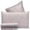 Riad Arredo Set Completo Letto Matrimoniale in Pregiata Flanella in 100% Cotone con Trattamento Antipalline - Completo Lenzuola Morbide (Valecia Rosa)