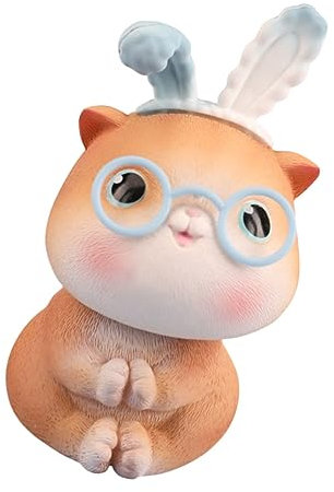 Levemolo Katzenornament Aus Harz Schickes Katzendekor Für Zuhause Katzenschmuck Katzenstatue Heim Und Schreibtischdekoration Kunsthandwerk